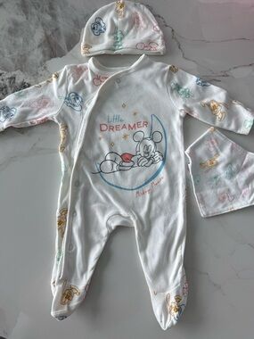 Disney Mickey Mouse baby 3 piece set 0-3 month l